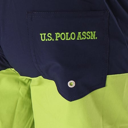 US Polo ASSN - Short De Bain Adrian Bleu Marine Vert