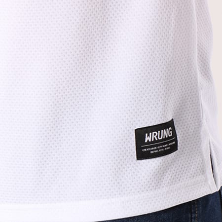 Wrung - Tee Shirt De Sport Raider Blanc Noir
