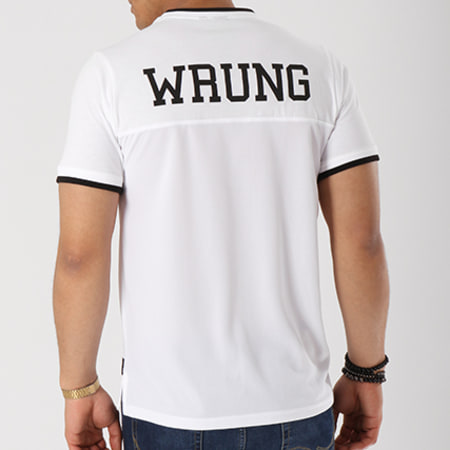Wrung - Tee Shirt De Sport Raider Blanc Noir