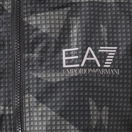 EA7 Emporio Armani - Coupe-Vent 3ZPB18-PN28Z Noir Vert Kaki Camouflage