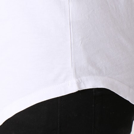 Terance Kole - Tee Shirt Oversize 98072 Noir Dégradé Blanc