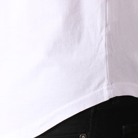 Terance Kole - Tee Shirt Oversize 98072 Rouge Dégradé Blanc