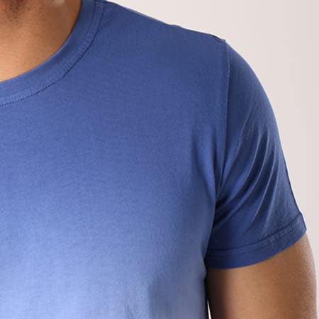 Terance Kole - Tee Shirt Oversize 98072 Bleu Clair Dégradé Blanc