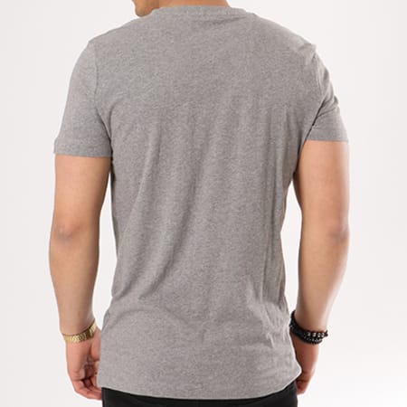 Calvin Klein - Tee Shirt Small Institutional Logo Chest 7852 Gris Chiné