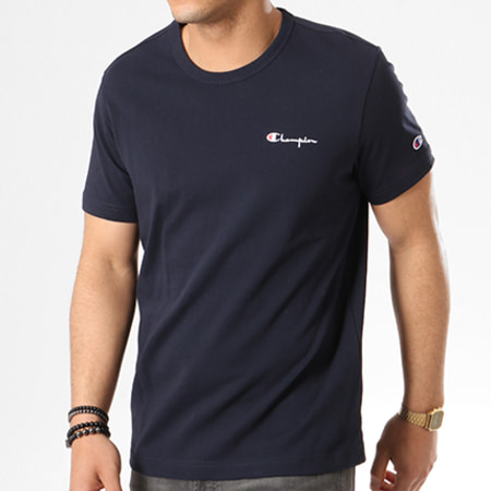 Champion - Tee Shirt 211985 Bleu Marine