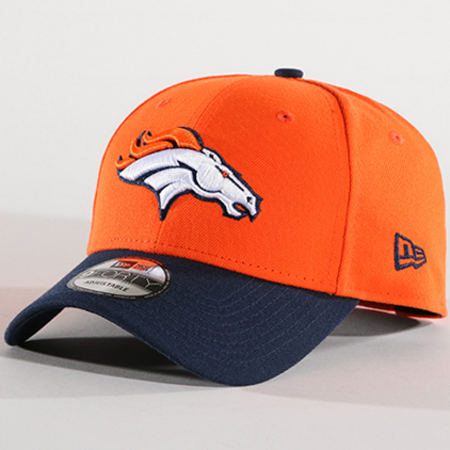 New Era - Casquette Denver Broncos The League 10517886 Orange Bleu Marine