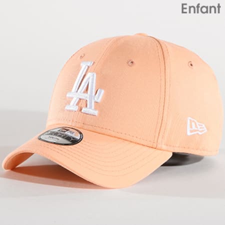 New Era - Casquette Enfant Essential Los Angeles Dodgers 11590159 Orange Clair Fluo