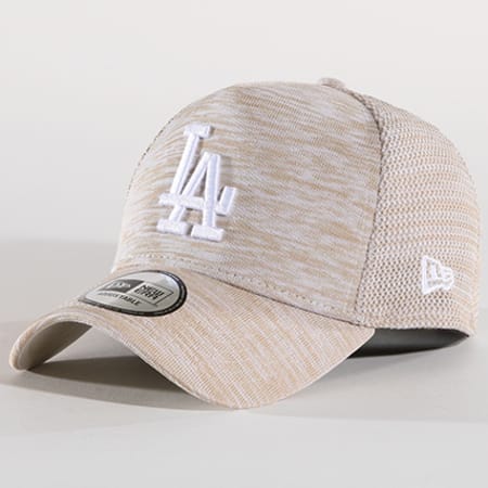 New Era - Casquette Engineered Fit A Frame MLB Los Angeles Dodgers 80580965 Beige Chiné