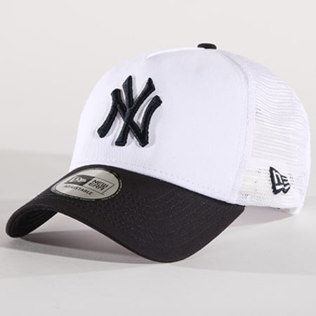 New Era - Casquette Trucker League Essential MLB New York Yankees 80581000 Blanc Bleu Marine