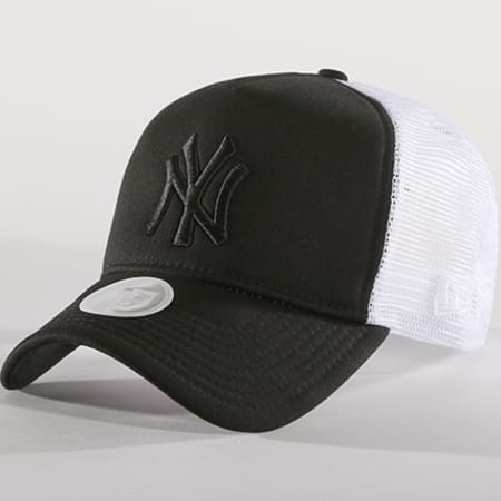 New Era - Casquette Trucker Femme League Essential MLB New York Yankees 80581030 Noir Blanc