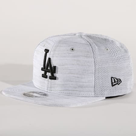 New Era - Casquette Snapback Engineered Los Angeles Dodgers 80581174 Gris Blanc Chiné