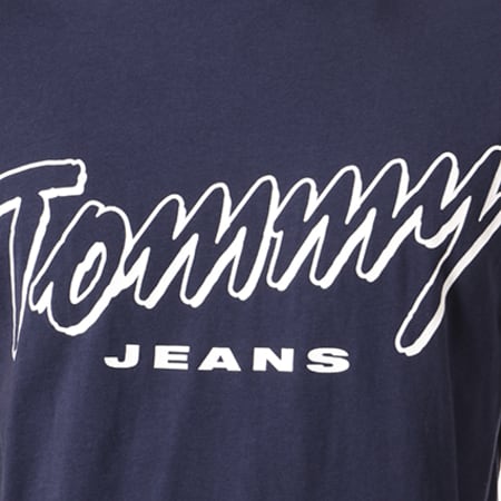Tommy Hilfiger - Tee Shirt Summer Script 4519 Bleu Marine