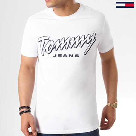 Tommy Hilfiger - Tee Shirt Summer Script 4519 Blanc