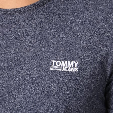 Tommy Jeans - Tee Shirt Modern Jaspe 4559 Bleu Marine Chiné
