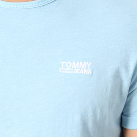 Tommy Hilfiger - Tee Shirt Modern Jaspe 4559 Bleu Clair Chiné