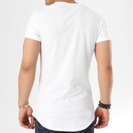 VIP Clothing - Tee Shirt Oversize 10263 Blanc Noir