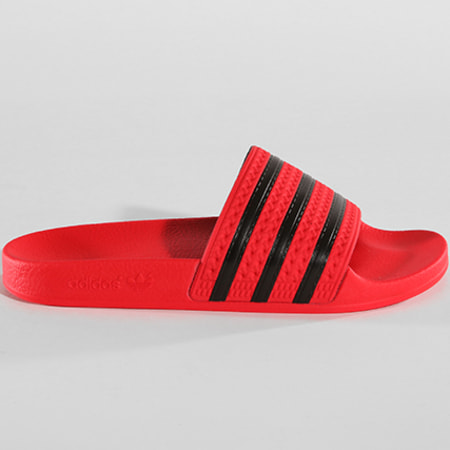 Adidas Originals - Claquettes Adilette CQ3098 Rouge Noir