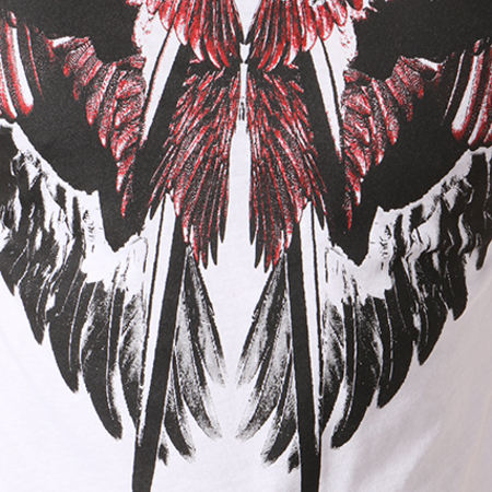 Frilivin - Tee Shirt EU178 Blanc Noir Rouge