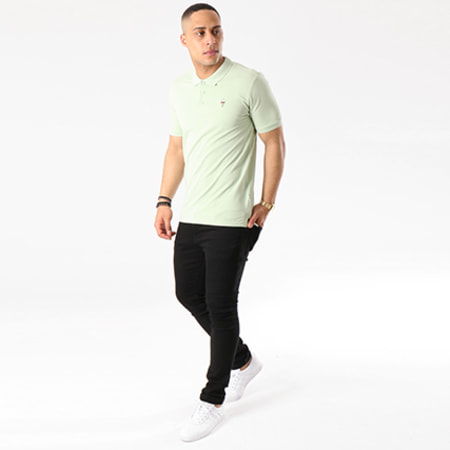Only And Sons - Polo Manches Courtes Delano Vert Clair
