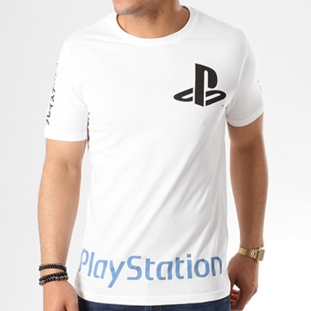 Only And Sons - Tee Shirt Playstation Blanc Noir