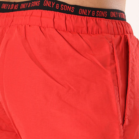 Only And Sons - Short De Bain Niklas Rouge