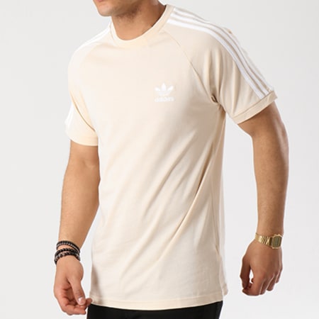 Adidas Originals - Tee Shirt 3 Stripes CZ4547 Beige