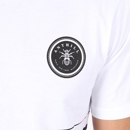 Anthill - Camiseta Gradient Blanco Negro