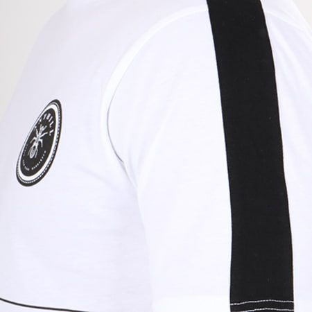 Anthill - Maglietta bianca nera a gradiente
