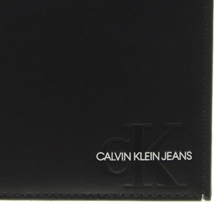 Calvin Klein - Portefeuille Vachetta Square Billfold 0407 Noir