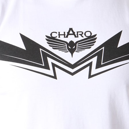 Charo - Tee Shirt Stroke Blanc