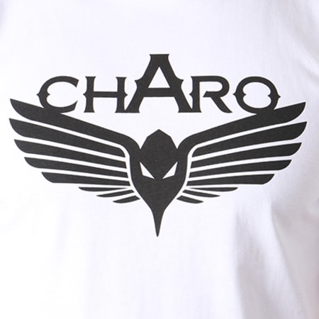 Charo - Tee Shirt Varsity Blanc