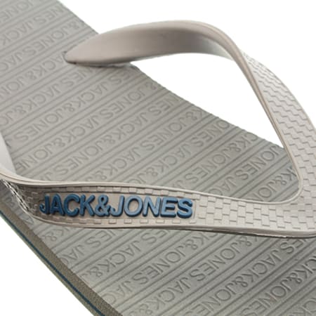Jack And Jones - Tongs Basic Gris Anthracite Bleu Marine