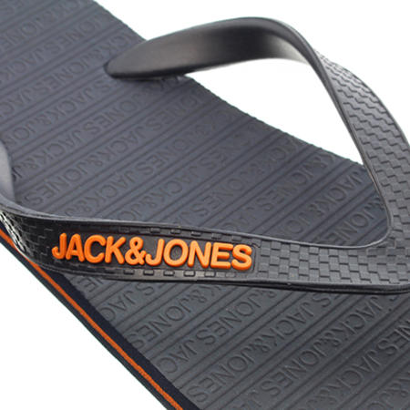 Jack And Jones - Tongs Basic Bleu Marine Orange