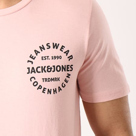 Jack And Jones - Tee Shirt Art Chest Rose