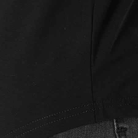 Zayne Paris  - Tee Shirt Oversize Avec Bandes TX-110 Noir
