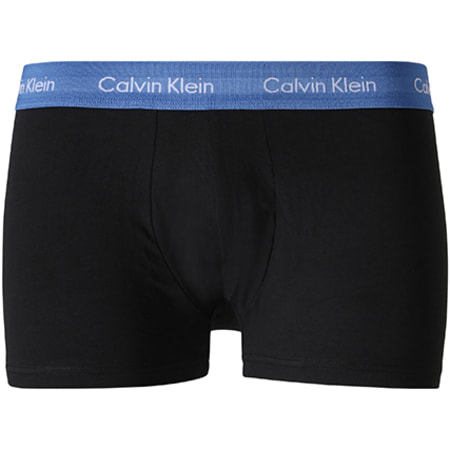 Calvin Klein - Lot De 3 Boxers Cotton Stretch U2664G Noir Bleu Clair Rouge