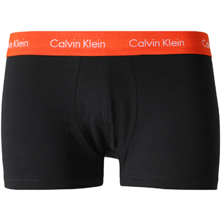 Calvin Klein - Lot De 3 Boxers Cotton Stretch U2664G Noir Bleu Clair Rouge