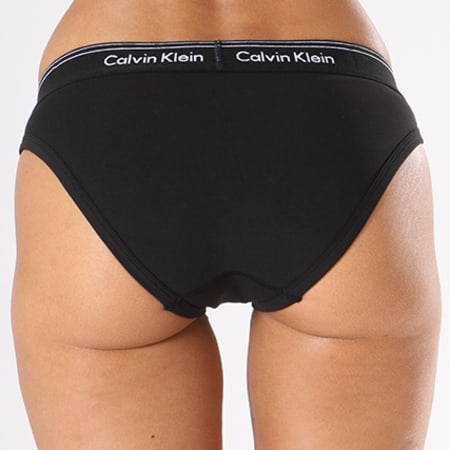 Calvin Klein - Culotte Femme QF4524E Noir Blanc