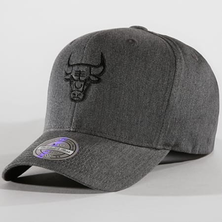Mitchell and Ness - Casquette Chicago Bulls INTL121 Gris Anthracite Chiné