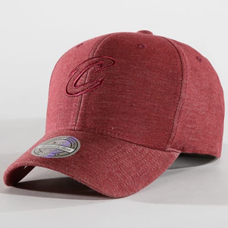 Mitchell and Ness - Casquette Cleveland Cavaliers INTL121 Bordeaux Chiné