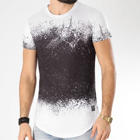 Terance Kole - Tee Shirt Oversize 98115 Blanc Noir