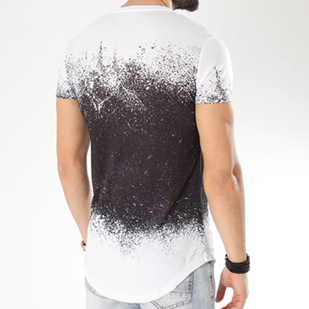 Terance Kole - Tee Shirt Oversize 98115 Blanc Noir