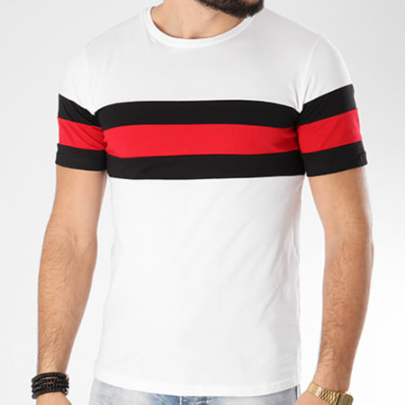 MTX - Tee Shirt 3069 Blanc Noir Rouge