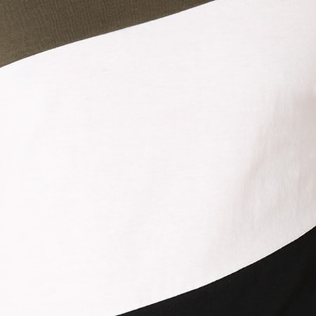 MTX - Tee Shirt Oversize 6776 Vert Kaki Banc Noir