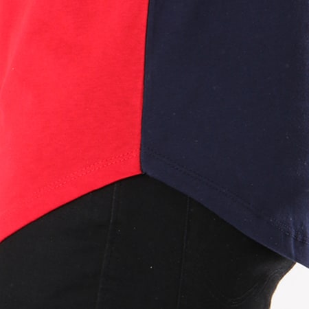 MTX - Tee Shirt Oversize 6776 Bleu Marine Blanc Rouge