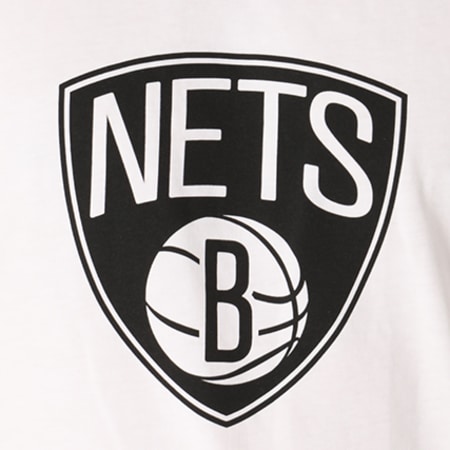 New Era - Débardeur Pop Logo Brooklyn Nets 11569512 Blanc Noir