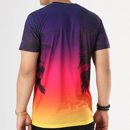 New Era - Tee Shirt Los Angeles Lakers Coastal Heat 11569521 Sunset Rose