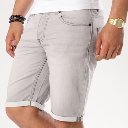 Only And Sons - Short Jean Bull Gris