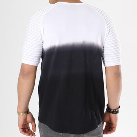 Paname Brothers - Tee Shirt Oversize Taxa Blanc Dégradé Noir