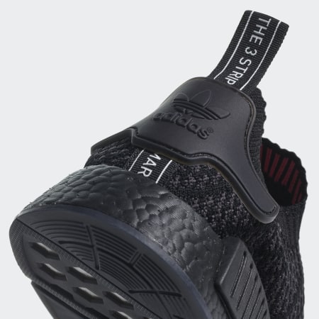 Adidas Originals - Baskets NMD R1 STLT Primeknit CQ2391 Core Black Utility Back Solar Pink 